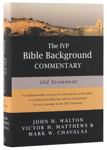 Old Testament (Ivp Bible Background Commentary Series) Old Testament (Ivp Bible Background Commentary Series)