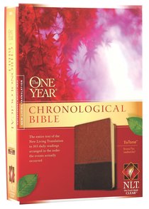 NLT One Year Chronological Bible Brown Tan (Black Letter Edition) NLT One Year Chronological Bible Brown Tan (Black Letter Edition)