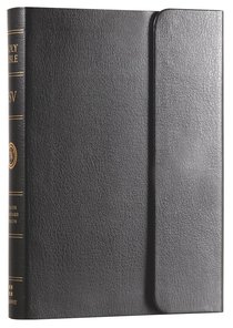 ESV Large Print Compact Bible With Snap Black ESV Large Print Compact Bible With Snap Black