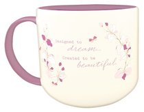 Jumbo Ceramic Mug: Everything Beautiful (Eph 3:11) (White/purple) Jumbo Ceramic Mug: Everything Beautiful (Eph 3:11) (White/purple)
