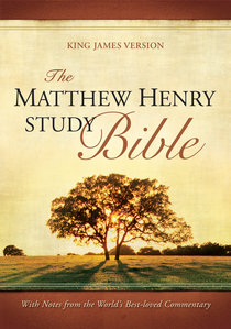 KJV Matthew Henry Study Bible Indexed Mahogany/Brown KJV Matthew Henry Study Bible Indexed Mahogany/Brown