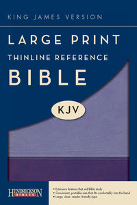 KJV Large Print Thinline Reference Bible Violet/Lilac KJV Large Print Thinline Reference Bible Violet/Lilac
