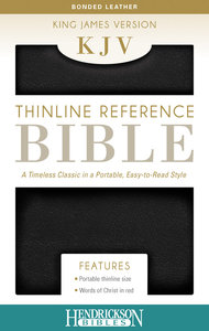 KJV Thinline Reference Bible Black KJV Thinline Reference Bible Black
