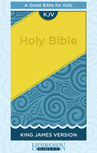 KJV Kids Bible Blue/Yellow Flexisoft KJV Kids Bible Blue/Yellow Flexisoft