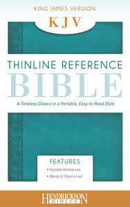 KJV Thinline Reference Bible Aquamarine Flexisoft KJV Thinline Reference Bible Aquamarine Flexisoft