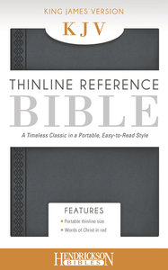KJV Thinline Reference Bible Steel Gray KJV Thinline Reference Bible Steel Gray