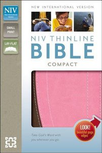 NIV Thinline Compact Bible Italian Duo-Tone Chocolate/Pink (Red Letter Edition) NIV Thinline Compact Bible Italian Duo-Tone Chocolate/Pink (Red Letter Edition)
