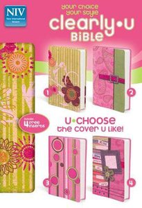 NIV Clearlyu Bible Pink Sparkle With 4 Colorful Cover Inserts (Red Letter Edition) NIV Clearlyu Bible Pink Sparkle With 4 Colorful Cover Inserts (Red Letter Edition)