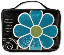 Bible Cover Mod Flower Sparkle Blue Medium Bible Cover Mod Flower Sparkle Blue Medium