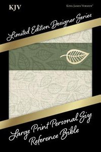 KJV Large Print Personal Size Reference Bible Designer Series Sage Green Cloth Leathertouch KJV Large Print Personal Size Reference Bible Designer Series Sage Green Cloth Leathertouch
