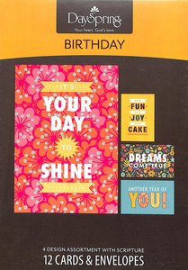 Boxed Cards Birthday: Joy Boxed Cards Birthday: Joy