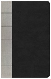 KJV Large Print Personal Size Reference Indexed Bible Black/Gray Deluxe KJV Large Print Personal Size Reference Indexed Bible Black/Gray Deluxe