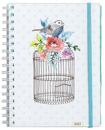 2017 Monthly/Weekly Planner: Bird/Flowers 2017 Monthly/Weekly Planner: Bird/Flowers