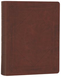 ESV Single Column Journaling Bible Brown Window ESV Single Column Journaling Bible Brown Window