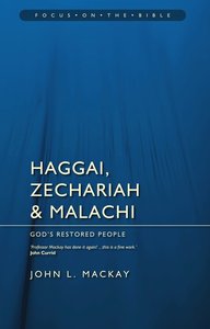 Fotb: Haggai, Zechariah and Malachi Fotb: Haggai, Zechariah and Malachi