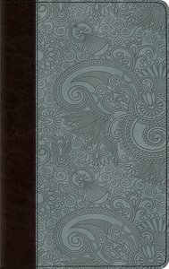 ESV Thinline Bible Trutone Chocolate/Blue Garden Design ESV Thinline Bible Trutone Chocolate/Blue Garden Design