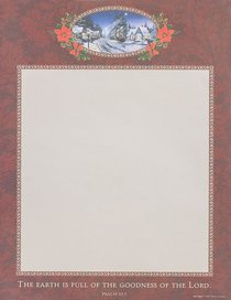Christmas Computer Paper: Thomas Kinkade Star Light (Psalm 33:5) Christmas Computer Paper: Thomas Kinkade Star Light (Psalm 33:5)