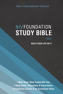 NIV Foundation Study Bible NIV Foundation Study Bible