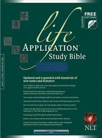 NLT Life Application Study Bible Navy (Red Letter Edition) NLT Life Application Study Bible Navy (Red Letter Edition)