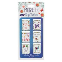 Magnetic Bookmarks Set of 6: God Makes All Things Possible Magnetic Bookmarks Set of 6: God Makes All Things Possible
