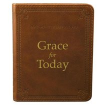 One Minute Devotions: Grace For Today Brown Luxleather One Minute Devotions: Grace For Today Brown Luxleather