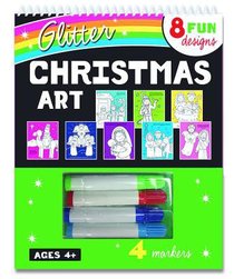 Glitter Christmas Art Glitter Christmas Art