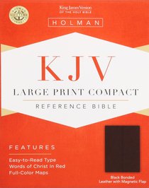 KJV Large Print Compact Black Magnetic Flap (Red Letter Edition) KJV Large Print Compact Black Magnetic Flap (Red Letter Edition)