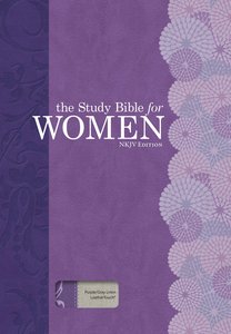 NKJV Study Bible For Women Indexed Purple/Gray Linen NKJV Study Bible For Women Indexed Purple/Gray Linen