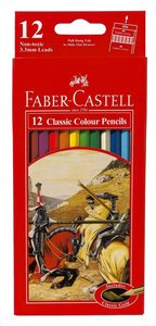 Faber-Castell Classic Colour Pencils Set of 12 Faber-Castell Classic Colour Pencils Set of 12