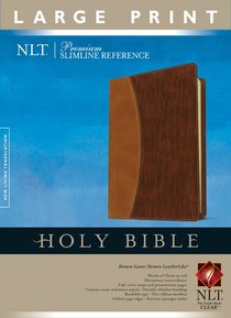 NLT Slimline Large Print Brown/Light Brown Alligator (Red Letter Edition) NLT Slimline Large Print Brown/Light Brown Alligator (Red Letter Edition)