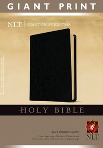 NLT Holy Bible Giant Print Edition Black (Red Letter Edition) NLT Holy Bible Giant Print Edition Black (Red Letter Edition)