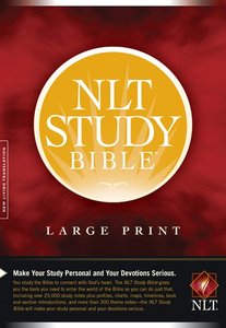 NLT Study Bible Large Print (Red Letter Edition) NLT Study Bible Large Print (Red Letter Edition)