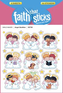 Angel Buddies (6 Sheets, 114 Stickers) (Stickers Faith That Sticks Series) Angel Buddies (6 Sheets, 114 Stickers) (Stickers Faith That Sticks Series)