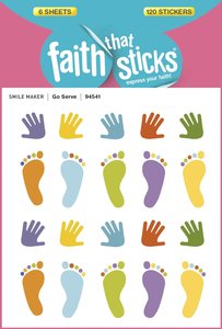 Go Serve (6 Sheets, 120 Stickers) (Stickers Faith That Sticks Series) Go Serve (6 Sheets, 120 Stickers) (Stickers Faith That Sticks Series)