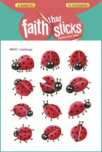 Ladybugs (6 Sheets, 72 Stickers) (Stickers Faith That Sticks Series) Ladybugs (6 Sheets, 72 Stickers) (Stickers Faith That Sticks Series)
