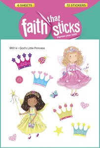 Gods Little Princess (6 Sheets, 72 Stickers) (Stickers Faith That Sticks Series) Gods Little Princess (6 Sheets, 72 Stickers) (Stickers Faith That Sticks Series)