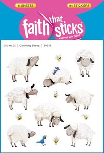 Counting Sheep (6 Sheets, 84 Stickers) (Stickers Faith That Sticks Series) Counting Sheep (6 Sheets, 84 Stickers) (Stickers Faith That Sticks Series)