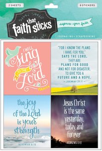 Jeremiah 29: 11 (2 Sheets, 8 Stickers) (Stickers Faith That Sticks Series) Jeremiah 29: 11 (2 Sheets, 8 Stickers) (Stickers Faith That Sticks Series)