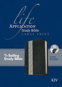 KJV Large Print Life Application Study Bible Indexed Black Vintage Ivory Floral Tutone (Red Letter Edition) KJV Large Print Life Application Study Bible Indexed Black Vintage Ivory Floral Tutone (Red Letter Edition)