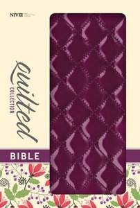 NIV Thinline Bible Quilted Plum (Red Letter Edition) NIV Thinline Bible Quilted Plum (Red Letter Edition)