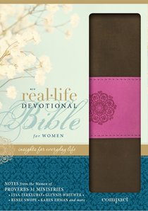 NIV Real-Life Devotional Compact Bible For Women Chocolate/Orchid (Black Letter Edition) NIV Real-Life Devotional Compact Bible For Women Chocolate/Orchid (Black Letter Edition)