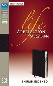 NIV Life Application Study Bible Personal Size Indexed Black (Red Letter Edition) NIV Life Application Study Bible Personal Size Indexed Black (Red Letter Edition)