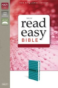 NKJV Readeasy Italian Duo-Tone Pale Blue/White Spots Large Print NKJV Readeasy Italian Duo-Tone Pale Blue/White Spots Large Print