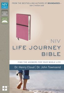 NIV Life Journey Bible Italian Duo-Tone Pink/Brown NIV Life Journey Bible Italian Duo-Tone Pink/Brown