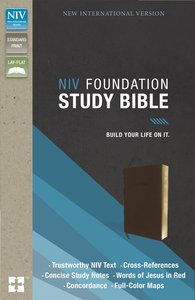 NIV Foundation Study Bible Earth Brown (Red Letter Edition) NIV Foundation Study Bible Earth Brown (Red Letter Edition)