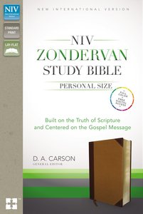NIV Zondervan Study Personal Size Indexed Brown/Black (Black Letter Edition) NIV Zondervan Study Personal Size Indexed Brown/Black (Black Letter Edition)
