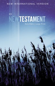 NIV Outreach New Testament Large Print Blue Wheat (Black Letter Edition) NIV Outreach New Testament Large Print Blue Wheat (Black Letter Edition)