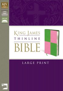 KJV Thinline Large Print Italian Meadow Green/Pink Duo-Tone (Red Letter Edition) KJV Thinline Large Print Italian Meadow Green/Pink Duo-Tone (Red Letter Edition)
