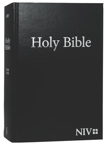 NIV Large Print Bible Black Single-Column NIV Large Print Bible Black Single-Column