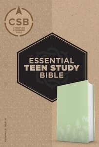 CSB Essential Teen Study Bible Personal Size Green Palms CSB Essential Teen Study Bible Personal Size Green Palms
